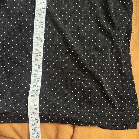 Ronni Nicole Vintage 90s Preppy Classic Polka Dot Button-Up Midi Shirt Dress 14 - Picture 12 of 12